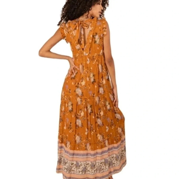 RAGA NWT Morning Glories bohemian maxi dress - Picture 2 of 7